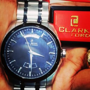 Clark Ford Elegant Stainless Steel Watch