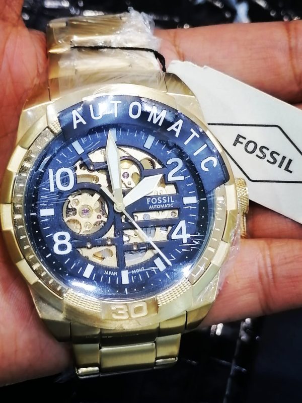 Fossil Automatic Gold-Tone Skeleton Watch