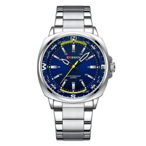Curren 8455 Men's Stainless Steel Sports Wrist Watch