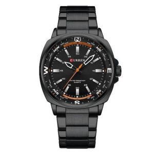 Curren 8455 Men's Stainless Steel Sports Wrist Watch