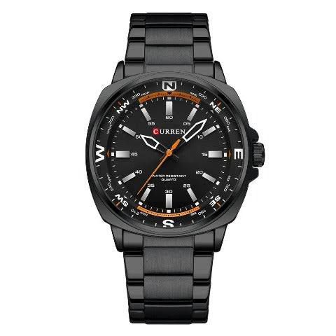 Curren 8455 Men's Stainless Steel Sports Wrist Watch
